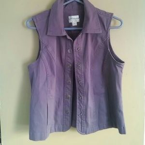 90's Grunge Purple Vest