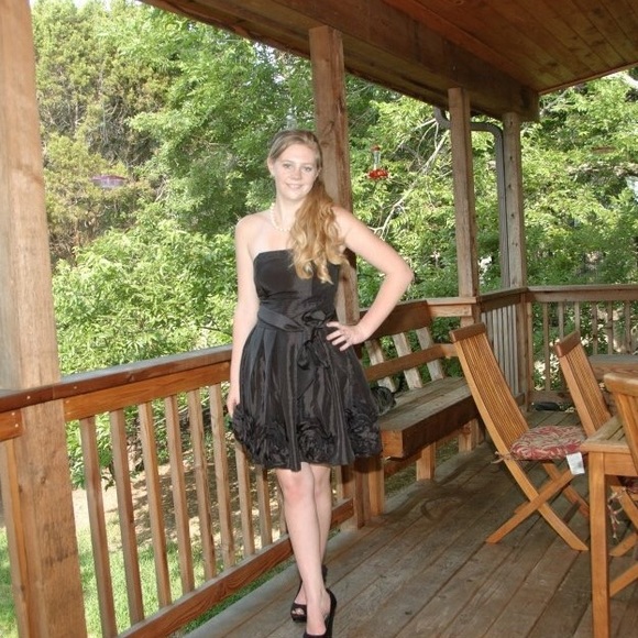 💍Strapless Black Formal Dress💍