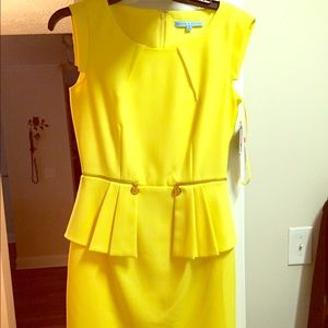 Antonio Melani Yellow cocktail dress