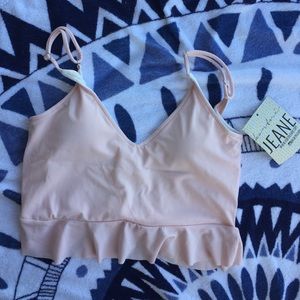 Blush pink kortni jeane swim top