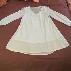 Light Weight Open Sleeve Dress