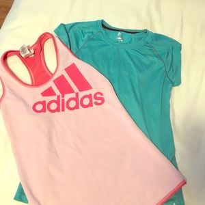 Adidas Racer back muscle tee & RBX running tee