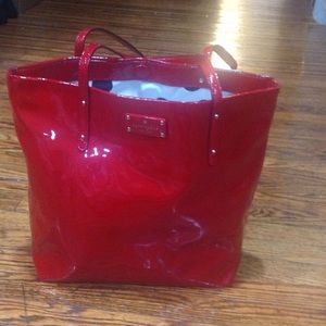 Kate Spade New York Red Patent Leather Tote