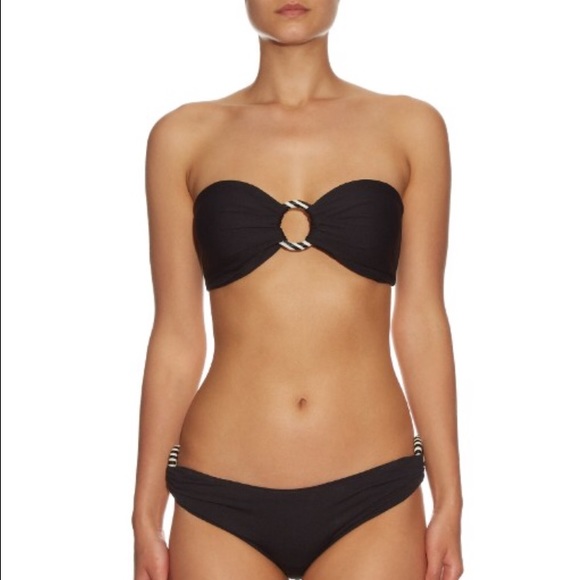 Marysia Coronado Bikini Top in Black (M)