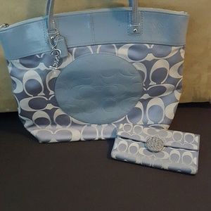 Purse and wallet set