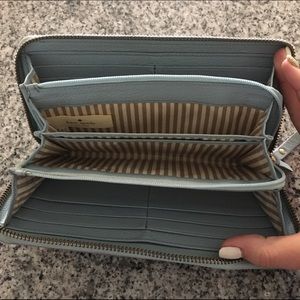 Kate Spade light blue wallet