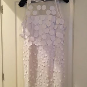 Anthropologie white dress