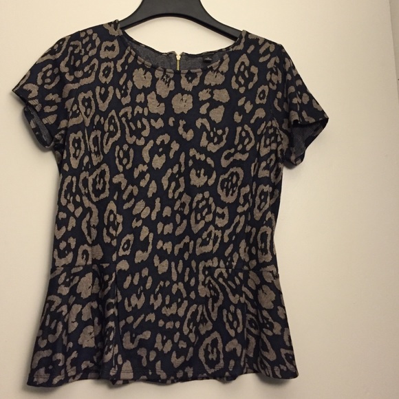 AT leopard peplum