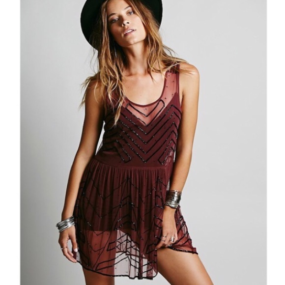 Free people beaded tunic