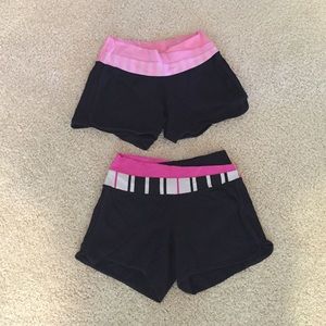2 Lululemon Workout Shorts