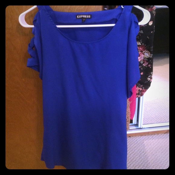 Express blue top