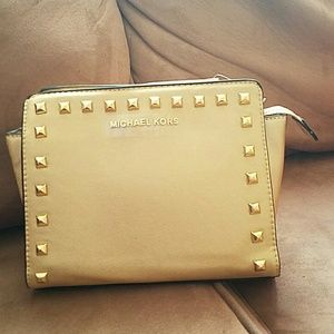 Gold Studded Michael Kors Crossbody