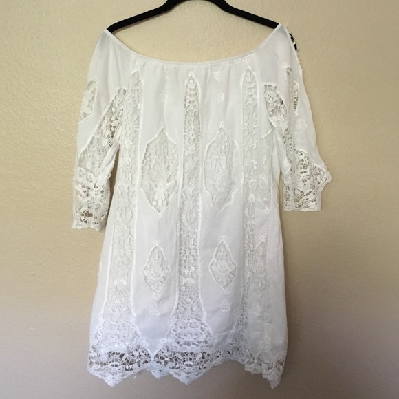Urban outfitters off the shoulder dress
