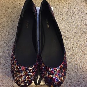 Sparkly Nine West flats!