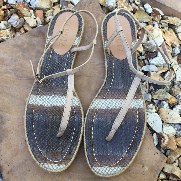 Schutz Shoes - Schutz Snake Skin Leather Sandals