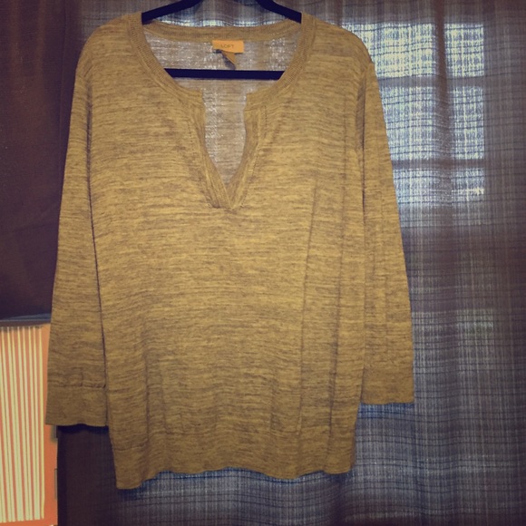 Loft 3/4 sleeve sweater/pullover/shirt