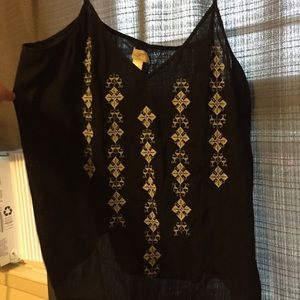 Loft tank top very light linen shirt