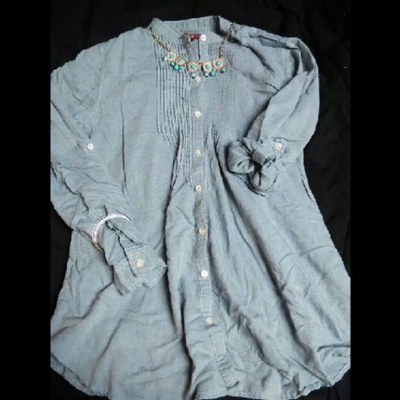 Chambray tunic