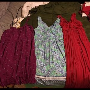 3 dresses