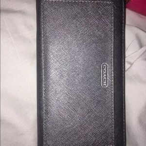 Grey coach wallet