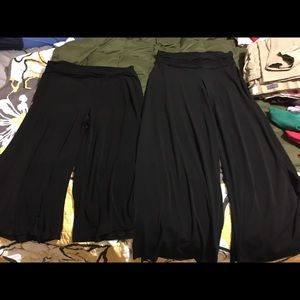 2 pairs of knit pants