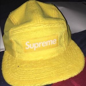 Terry Mesh Side Panel Camp Hat Supreme