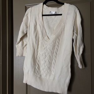 Old navy deep V cable sweater