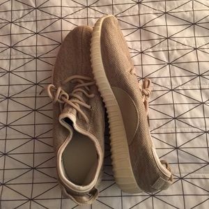 Brand new tan athletic shoes