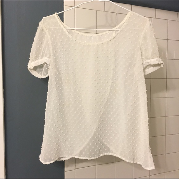 White Sheer Top