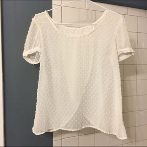 White Sheer Top