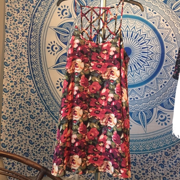 Short floral dress
