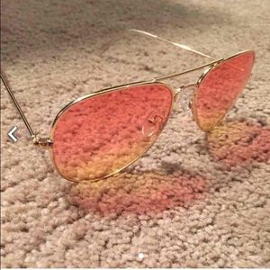 Pink sunglasses