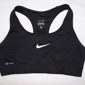 Nike Pro Black Sports Bra (Non-Padded)