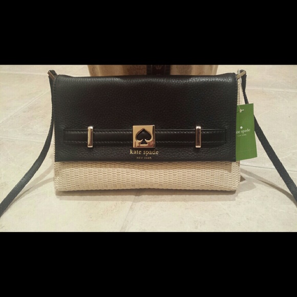 kate spade straw crossbody