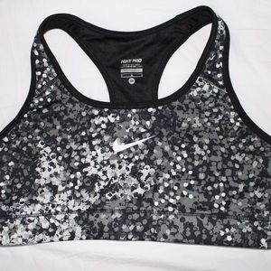 Nike Pro Polka Dot Sports Bra (Non-Padded)
