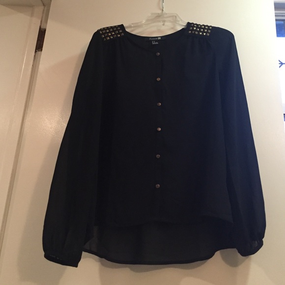 Sheer high low top