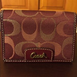Coach mini wallet
