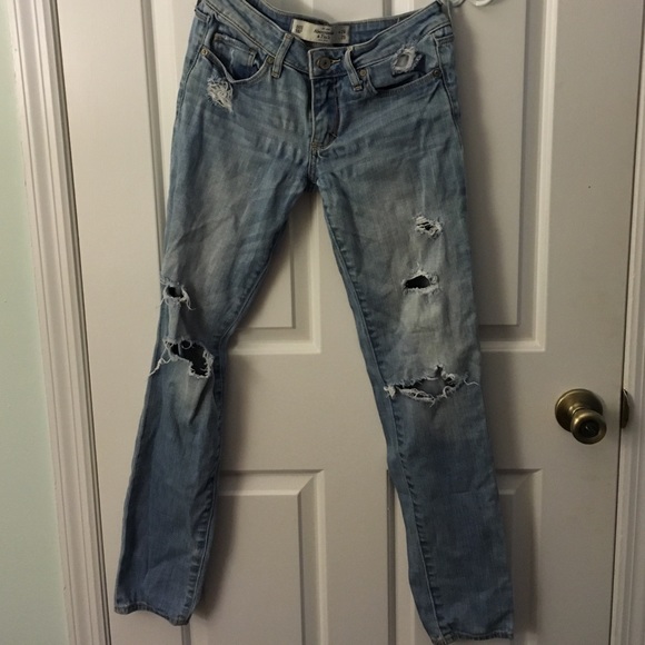 Ripped Abercrombie and Fitch Jeans