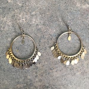 Gold earrings