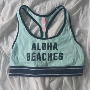 VS Pink limited edition "Aloha Beaches" t back bra