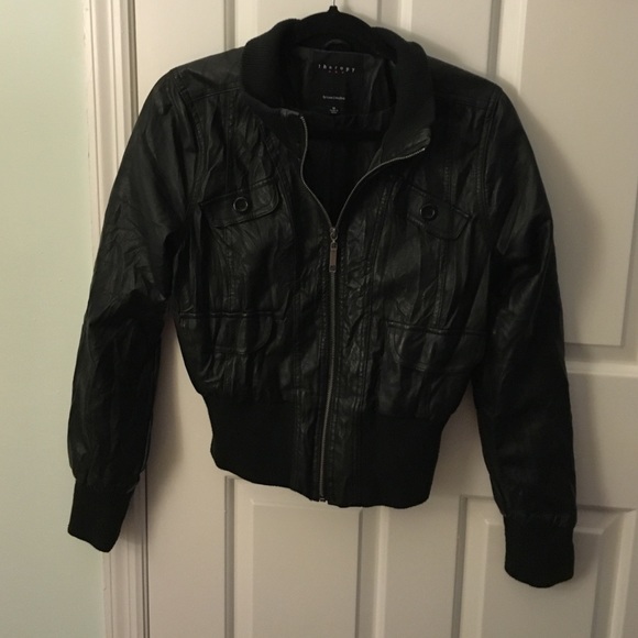 Black leather Jacket