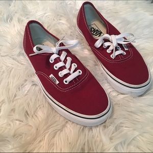 Maroon Vans