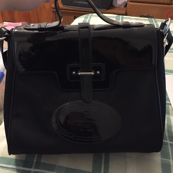 Tommy Hilfiger black messenger bag