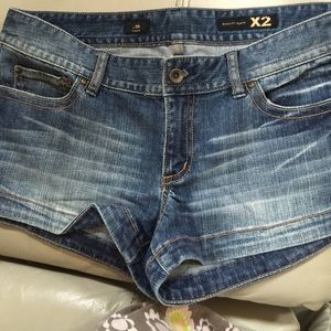 X2 Denim Shorts Express  Sz 10 Stella