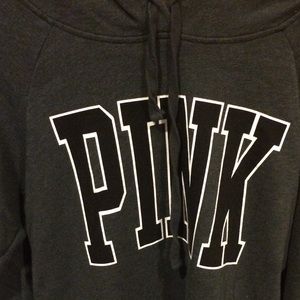 pink hoodie