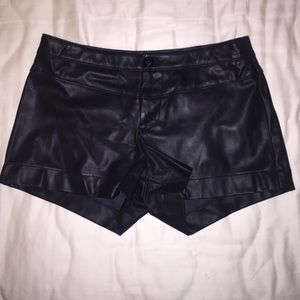 Lily white faux leather shorts! XS