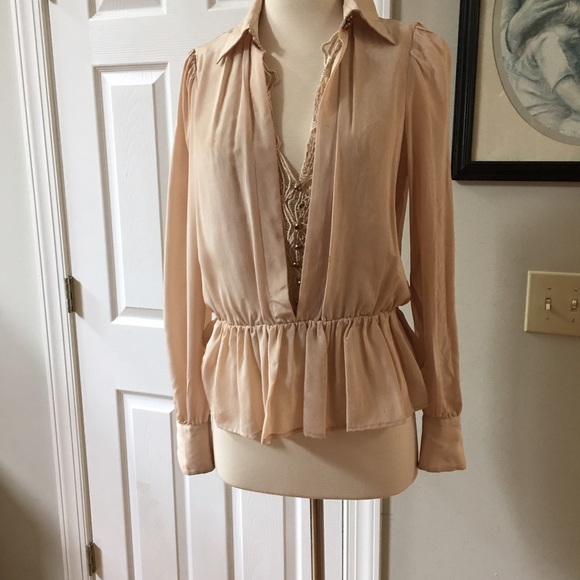 Romantic soft pink top