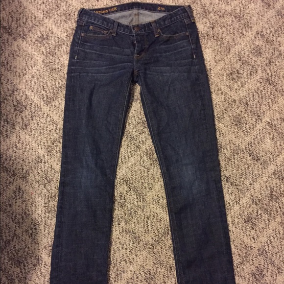 J Crew matchstick jeans 27R
