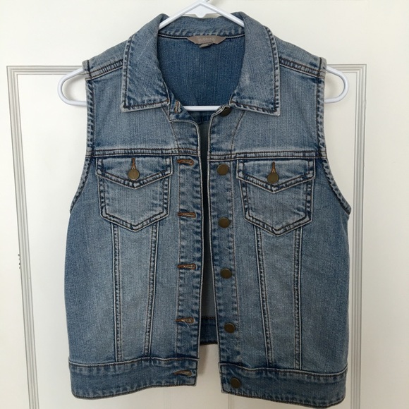 denim vest from BP at Nordstrom