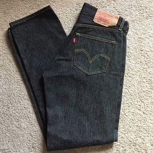 Men's Levi Original Straight Leg Button Fly Jeans